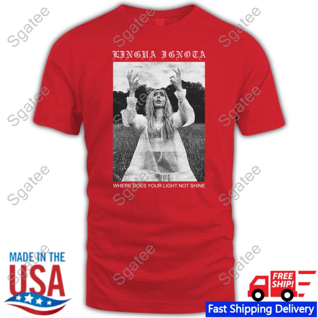 Official Lingua Ignota Where Does Your Light Not Shine Tee