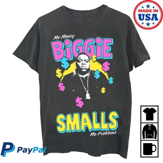 The Notorious B.I.G. MT Biggie Merch Shop Mo Money Mo Problems Short Sleeve TShirt