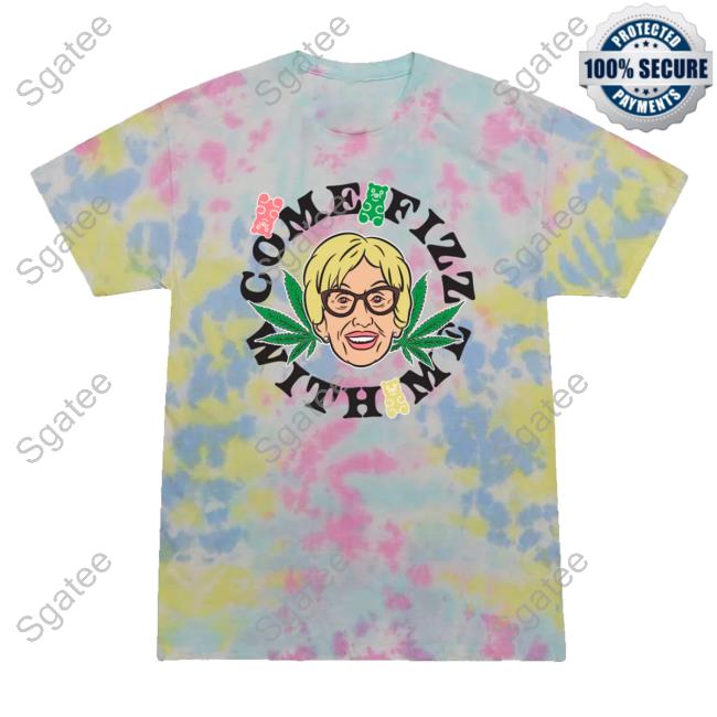 Official Ymh Studios Come Fizz With Me Tie Dye New Shirt Ymhstudios