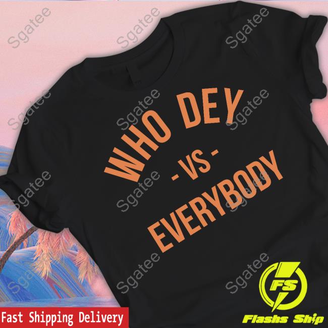 Lfgcincy Who Dey Vs Everybody Long Sleeve T Shirt