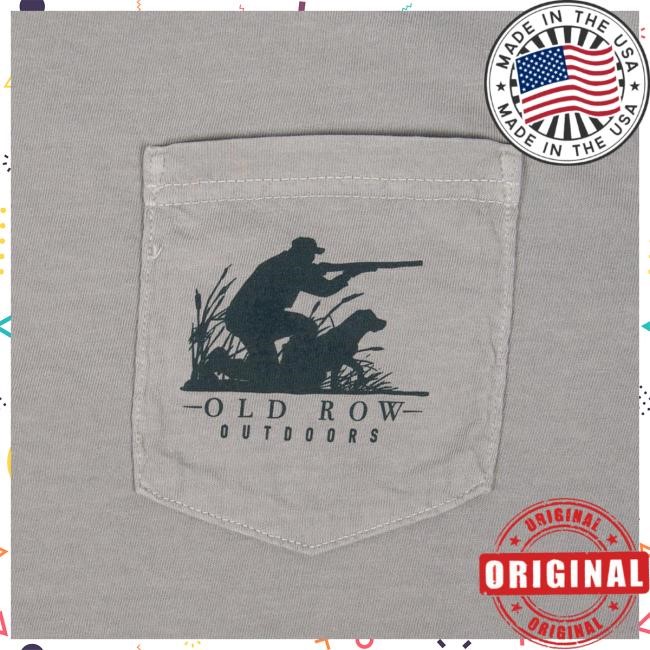Official Old Row Apparel The Black Duck Dog Pocket T Shirt OldRow Official Old Row Shop The Black Duck Dog Pocket Top Shirt OldRow