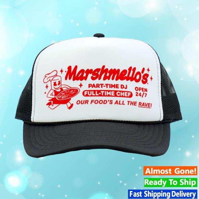 Official Marshmello Merch Store Delivery Trucker Hat Marshmello Apparel Clothing Shop