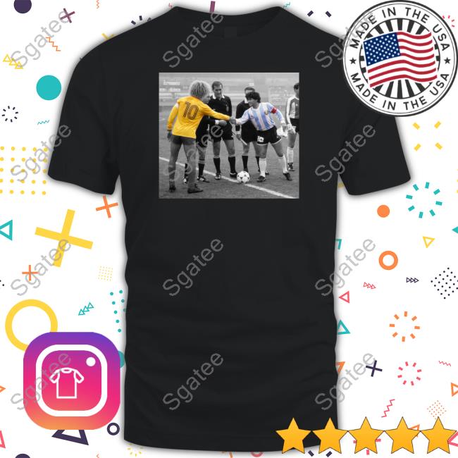 Carlos Valderrama & Diego Maradona Shirt White