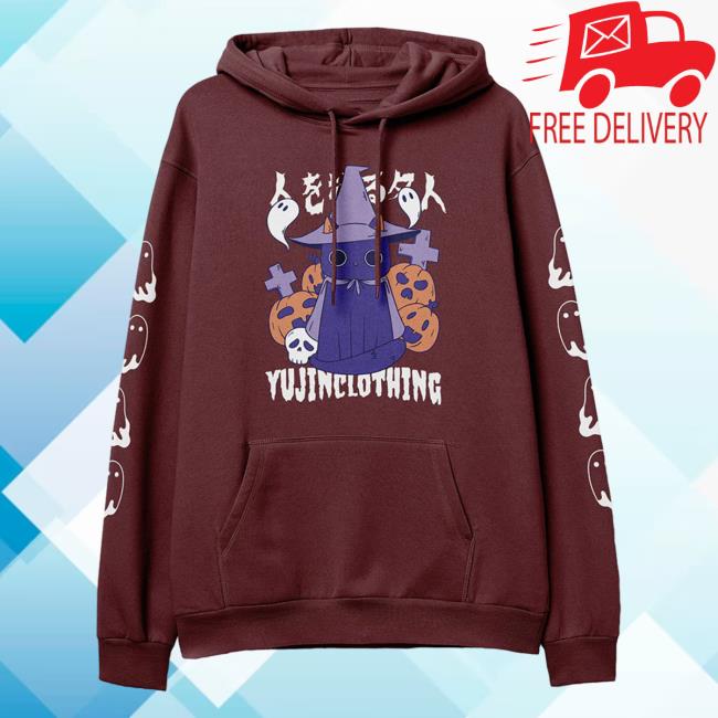 Yujin Clothing Master Manipulator Cat Sweatshirts Maroon