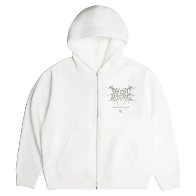 Official Ghost Racing Heavy Weight Sigil Zip-Up - Black Hood