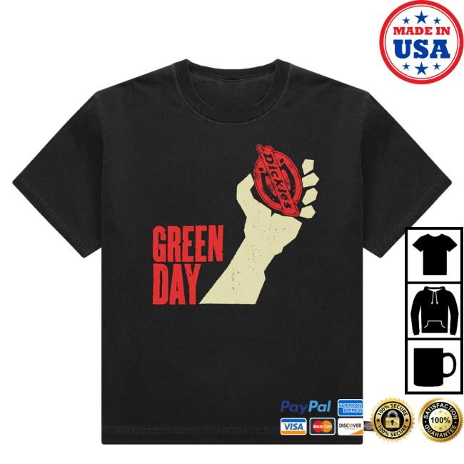 Greenday Dickies Heart Grenade Tee Shirt