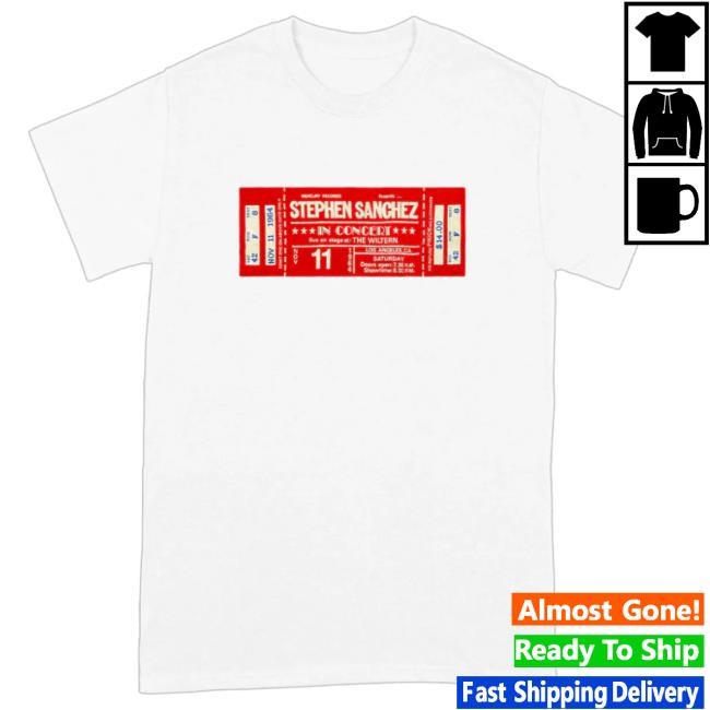 Official Stephen Sanchez Merch Store Live In Concert: The Wiltern Shirt