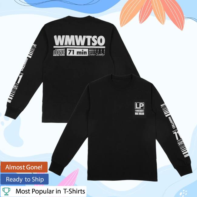 Official Mac Miller Merch Store Mac Miller 71 Min Long Sleeve Shirts Mac Miller Clothing Apparel Shop MacMiller