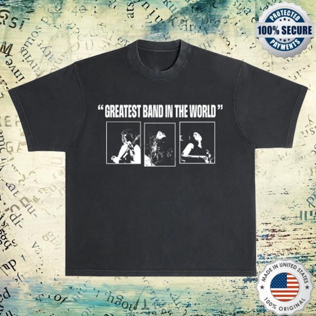 Muna Greatest Band in the World Photo Black Pigment T Shirt Muna Greatest Band in the World Photo Black Pigment Shirts