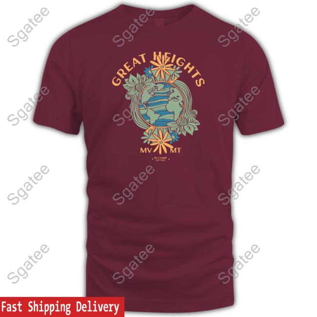 Caamp Merch Great Heights Earth By Caamp Est 2022 Tee