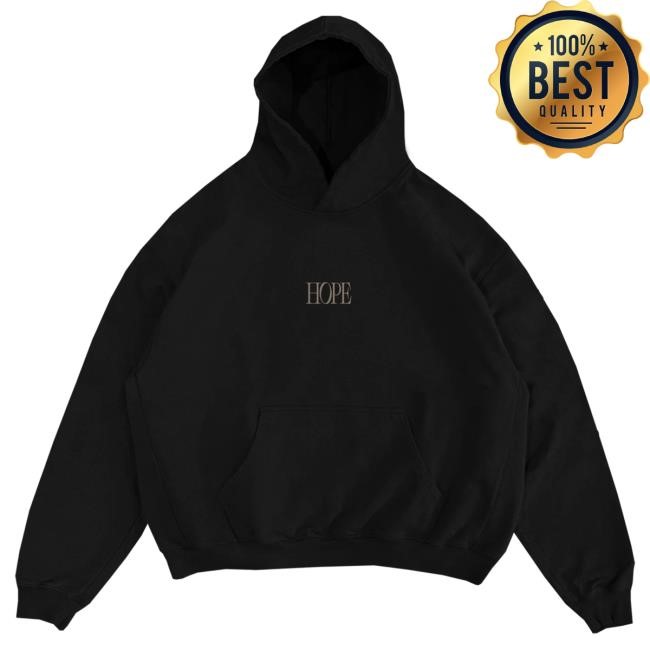 Official Nf Merch Premium Heavyweight Black "HOPE" Crew