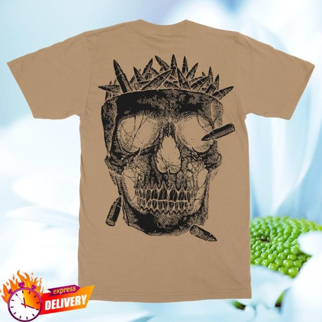 Official Indie Merch Store Carnifex Skull Bullet Coyote Tees IndieMerchStore