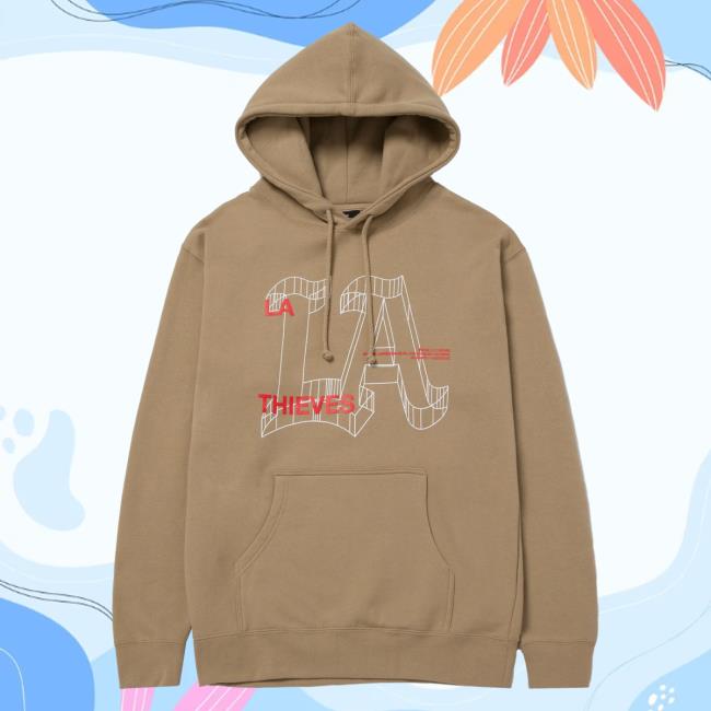 Official 100 Thieves Merch Store Shop 100Thieves Wire Frame Crewneck - Sandstone 100T