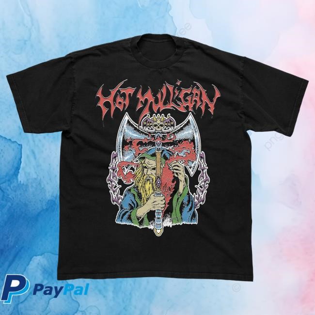 Official Hot Mulligan Merch Wizard White Tshirt