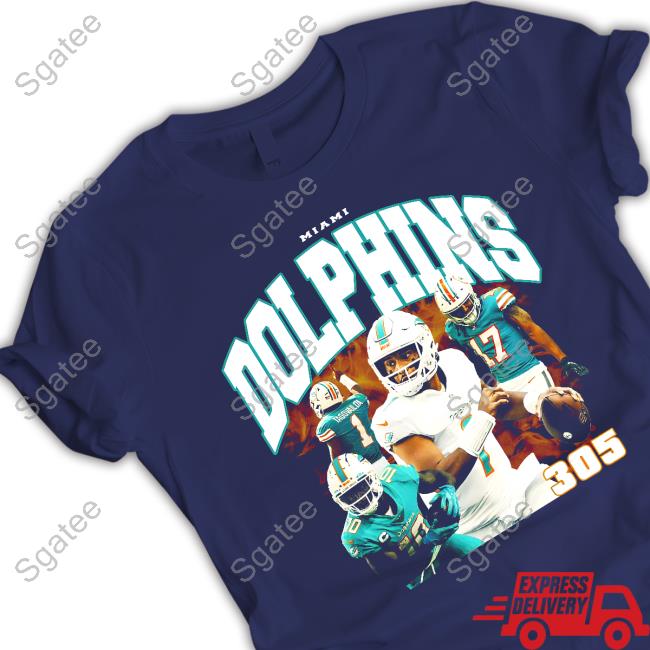The Vintage Touch Dolphins Shirt