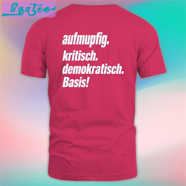 Andreas Spranger Aufmupfig Kritisch Demokratisch Basis Hoodie