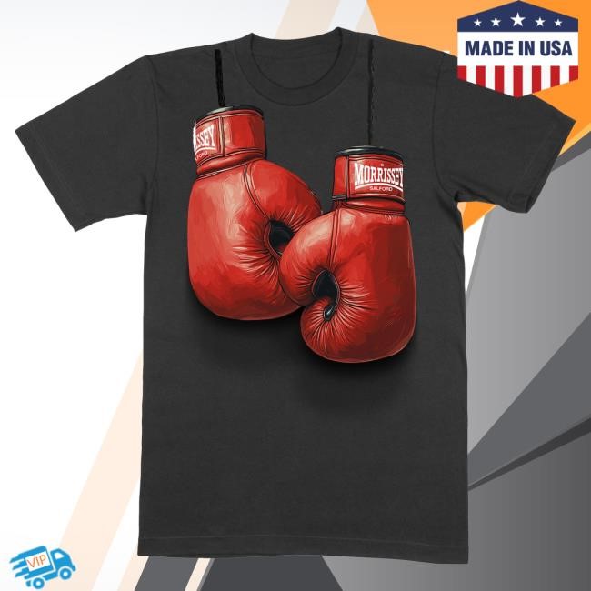 Mporium Boxing Gloves Top Shirt Black Official Morrissey Merch Store Shop
