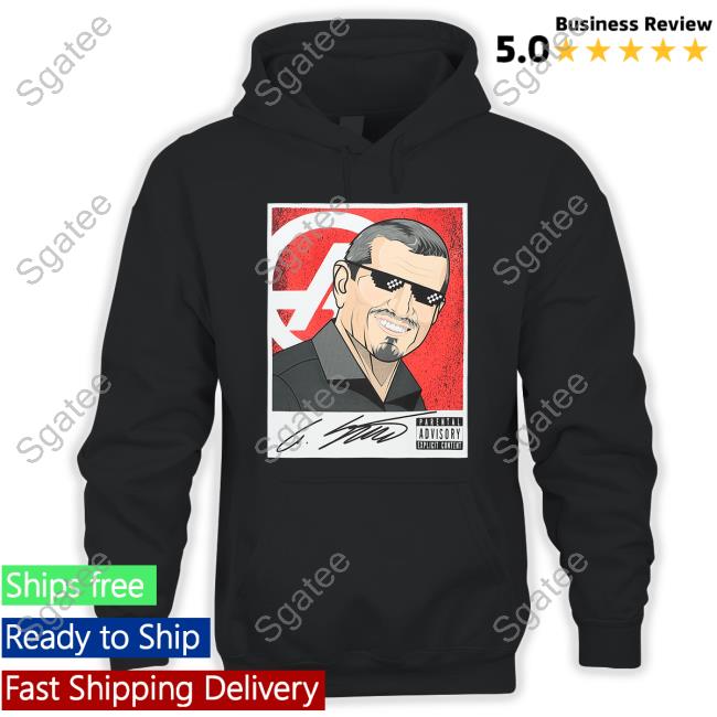 Haas F1 Team Merch Guenther Steiner Tee Shirt