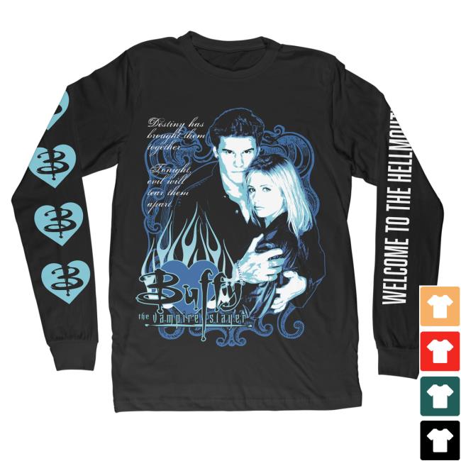 Official Studiohouse Designs Merch Store Buffy & Angel L/S Tee Studiohouse Designs Apparel Clothing Shop StudiohouseDesigns