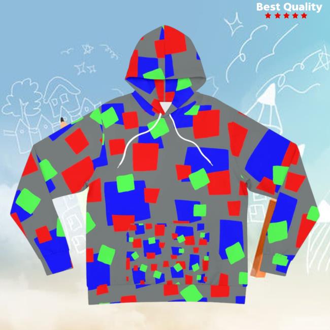 Official Signshirtz Clothing Merch RGB Pattern Design - Gray Large AOP Tee 3D All Over Print