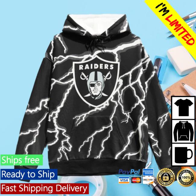 Official Chalk Line Clothing Las Vegas Raiders Lightning Sweatshirt