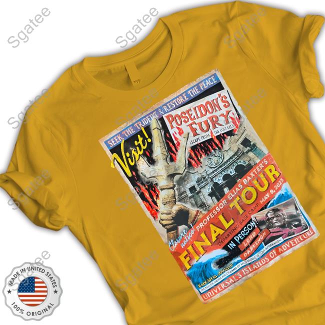 Universal's Islands Of Adventure Poseidon's Fury Farewell Tee