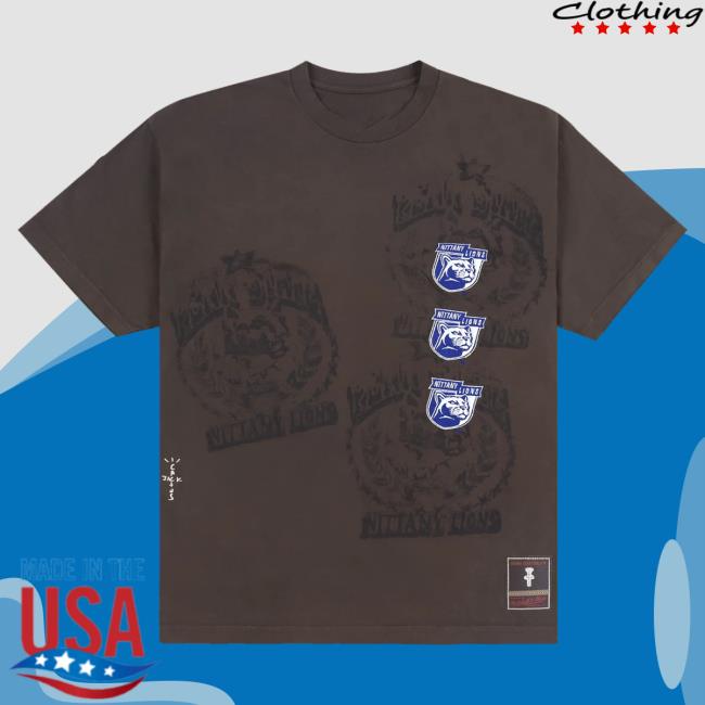 Official Travis Scott Utopia Merch Store CJ X M&N X PENN STATE UNIVERSITY SEAL Attractive Shirt Travis Scott Apparel Clothing TravisScott