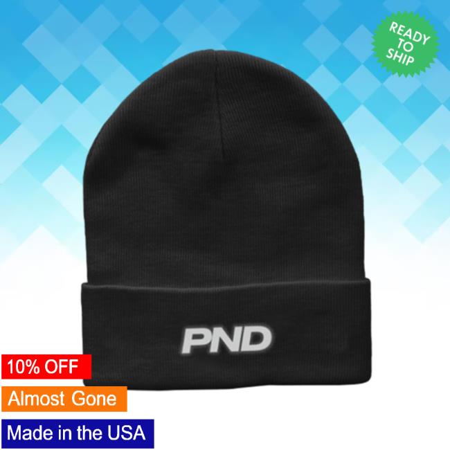 Official Party Next Door Shop Store Merch Partynextdoor PND Black Beanie Hat
