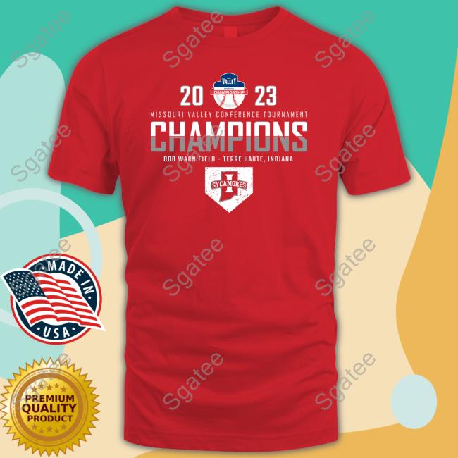 Official Go Sycamores Next Level Unisex 2023 MVC Tournament Champions Sweatshirt