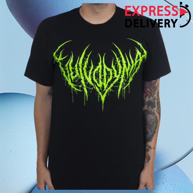 Official Indie Merch Store Vulvodynia Slam Death Pull Over Hoodie Green/Black Indiemerchstore Shop