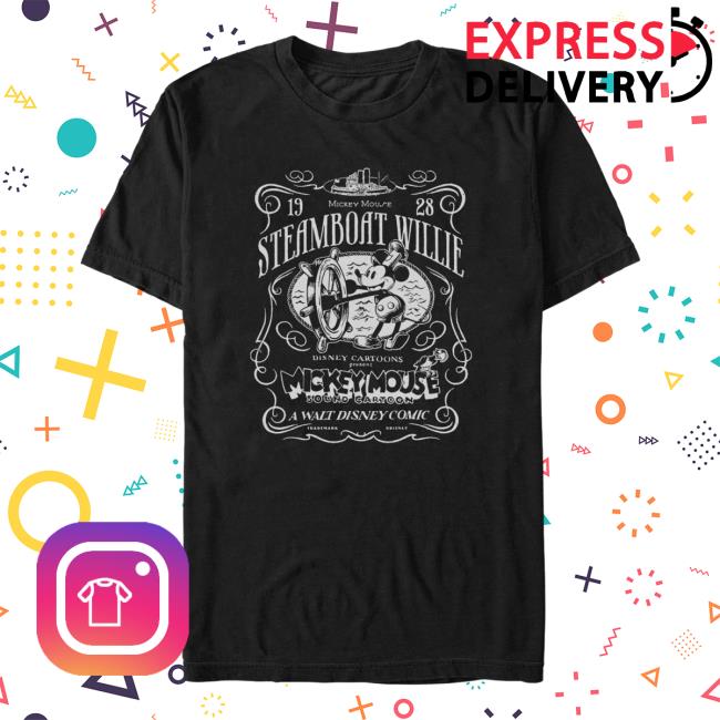 Official DISNEY 100th Steamboat Willie Tees