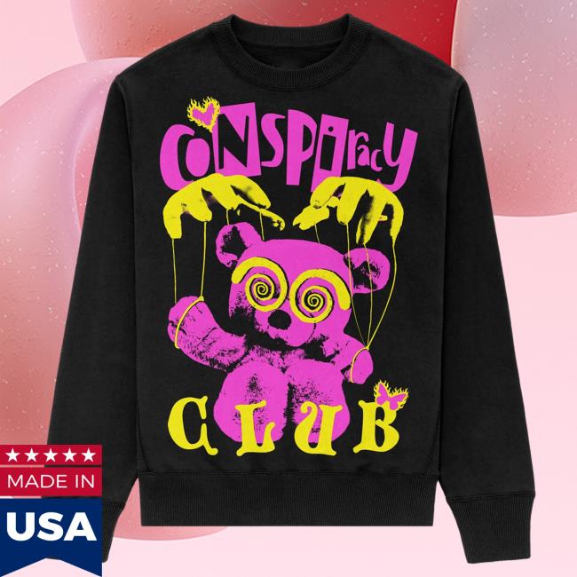 Official Shane Dawson Merch Store Shane Dawson Conspiracy Club Bear Hoody ShaneDawson Shane Dawson Apparel Clothing Shop