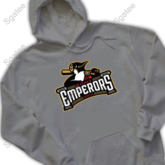 Official Rome Emperors Baseball Merch Rome Emperors Mmiii Primary Logo T-Shirt