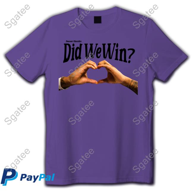 Didwewin Shop Damar Hamlin Did We Win Shirt