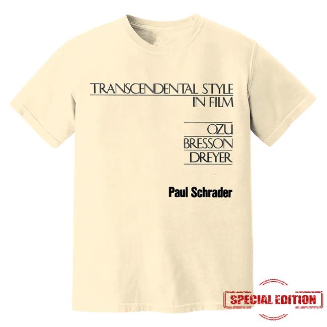 Official Human Lanterns Merch Schrader Transcendental Style In Film Ozu Bresson Dreyer T Shirts