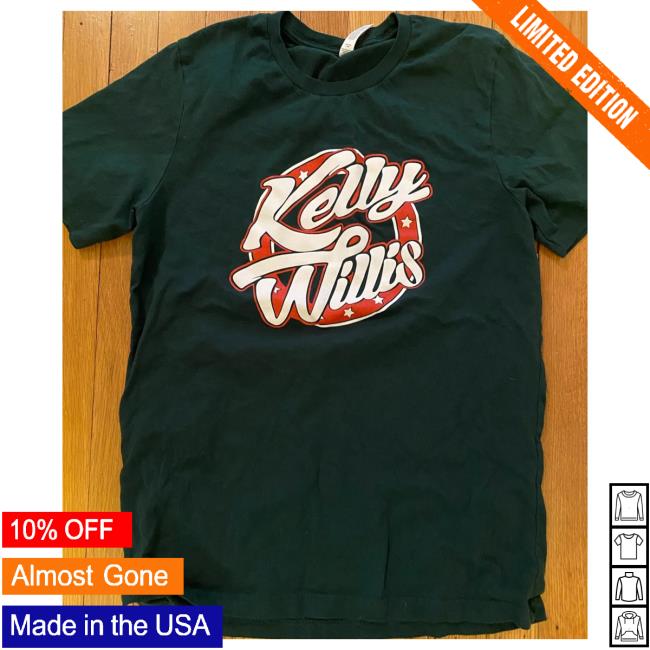 Kelly Willis Merch Red Logo Long Sleeve Shirt