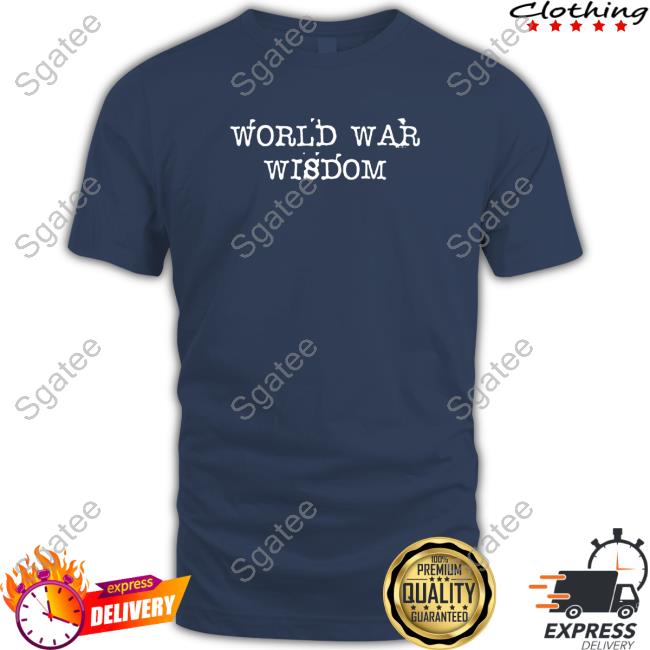 Official World War Wisdom Merch World War Wisdom Logo Tee