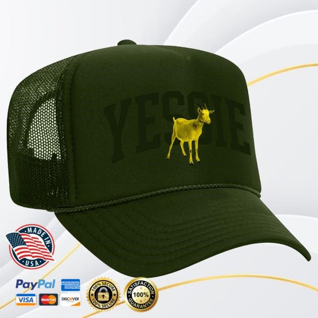 Official Jessie Reyez Merch Jessie Reyez Yessie The Goat Trucker Cap, Olive