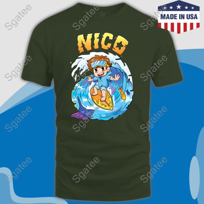 Cash And Nico Merch Nico Ocean Blue Tee