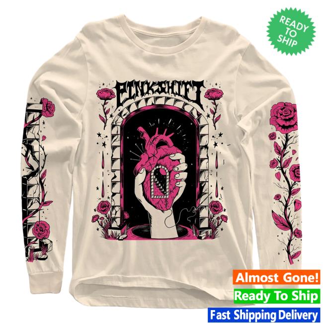 Official Hopeless Records Merch Pinkshift Love Me Forever Natural Tee Hopelessrecords