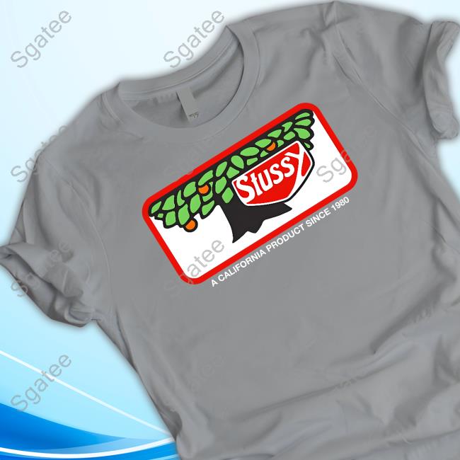 Official Stussy Merch Orchard A California Product Since 1980 Shirt