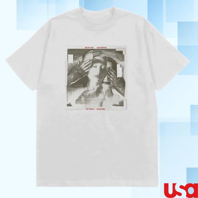 Official Ariana Grande Eternal Sunshine Collage Tee Shirt