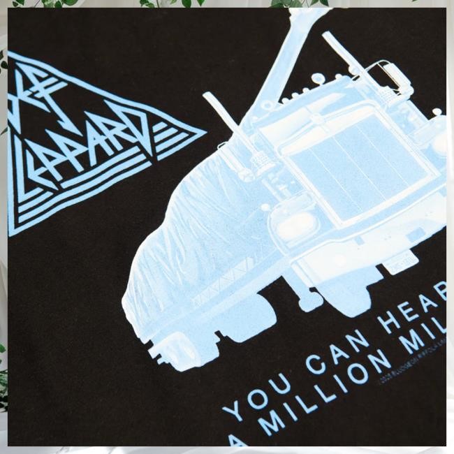 Official Def Leppard Merch Million Miles Away Youth Tshirt - White