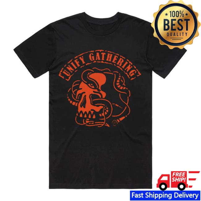 Official 24Hundred Merch Unify Gathering Night Skull Tee