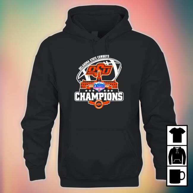 Official Oklahoma State Cowboys Logo Playstation City 2022 Champions Tee Shirts