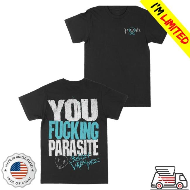 Official Bullet for My Valentine Merch Clothing BFMV Bullet You Parasite Black Tees
