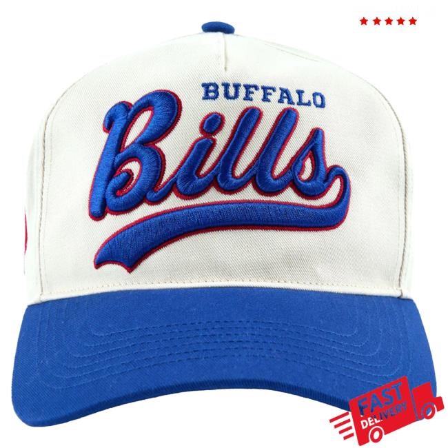 Official Golf Wang Merch Bills Script Snapback Cap by Golf Wang x NFL Official Golf Wang Merch Bills Script Snapback Hat by Golf Wang x NFL