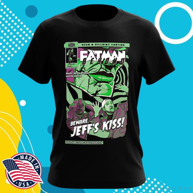 Official Jay and Silent Bob Merch Store Fatman Beyond Jeff's Kiss New Shirt JayandSilentBob