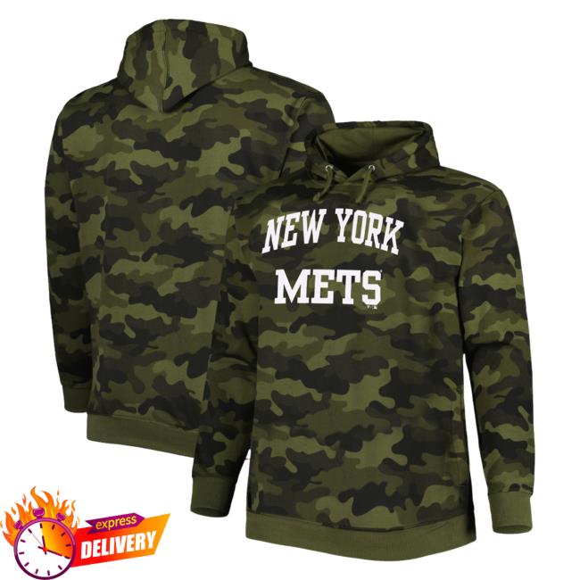 Official Lids Clothing Merch Store Shop New York Mets Pullover Sweatshirt 3D All Over Print