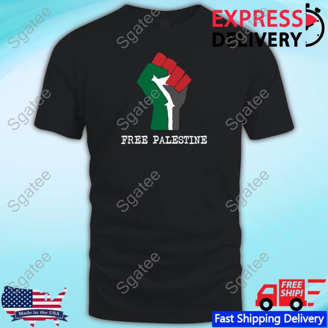 Free Palestine Gaza Freedom Black T Shirt